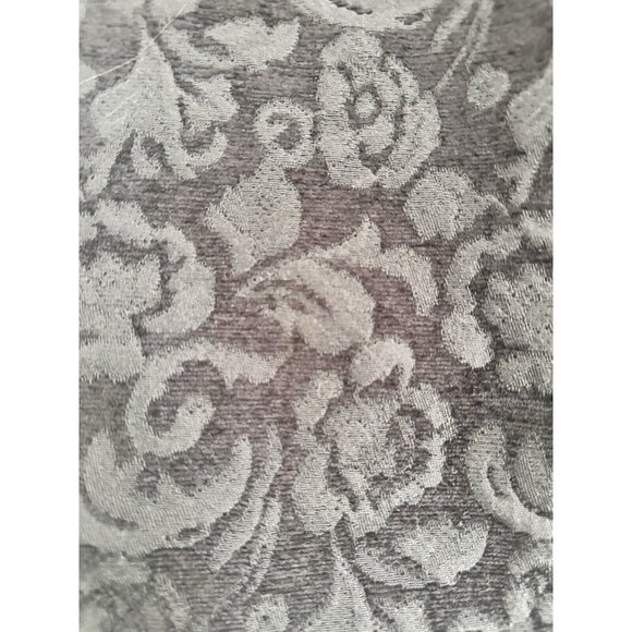 Willi Smith Women's A Line Mini Skirt Sz 8 Black Paisley Floral Velvet Like Goth - Picture 3 of 7